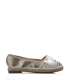 Stříbrné espadrilky Claudia Ghizzani Stříbrné espadrilky Claudia Ghizzani