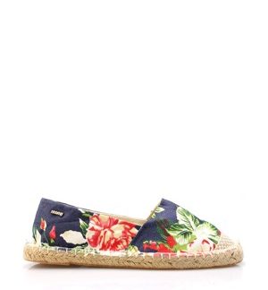 Modré květované espadrilky MARIA MARE 36