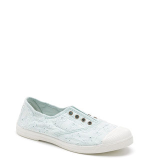 Zelenkavé slip-on tenisky Natural World