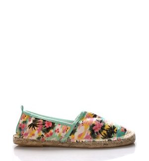 Zelené havajské espadrilky Monshoe