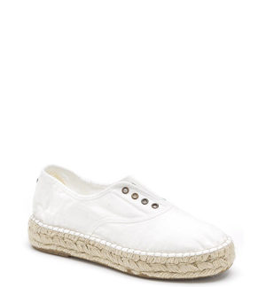 Bílé tenisky na espadrilové podrážce Natural World