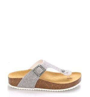 Šedé kožené zdravotní pantofle EMMA Shoes