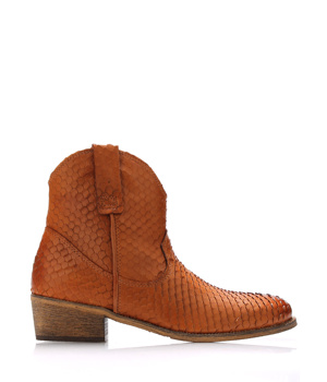 Hnědé kožené kovbojské boty Online Shoes Hnědé kožené kovbojské boty Online Shoes