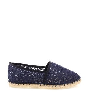 Tmavě modré espadrilky s krajkou MARIA MARE 36