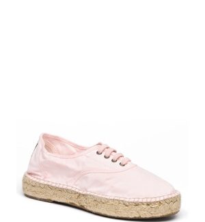 Růžové ekologické tenisky na espadrilové podrážce Natural World