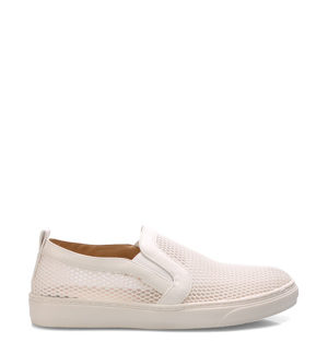 Bílé síťované nazouvací boty Trendy too