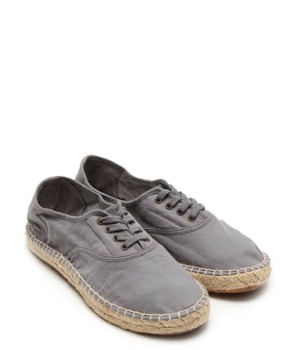 Šedé ekologické espadrilové tenisky Natural World Šedé ekologické espadrilové tenisky Natural World