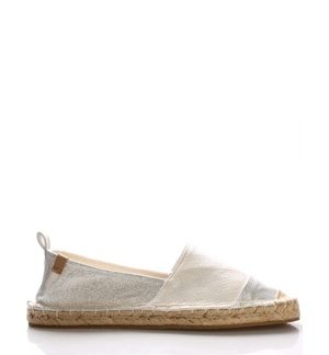 Stříbrno bílé espadrilky Monshoe